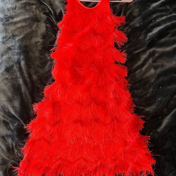 Red Flapper Style Dress - Picture 1 of 3